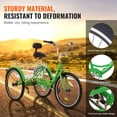 thumbnail image 4 of VEVOR Triciclos para adultos, triciclos para adultos de 7 velocidades, bicicletas de tres ruedas de 20 pulgadas, bicicleta de crucero de acero al carbono con canasta y asiento ajustable, 4 of 9
