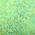 thumbnail image 4 of U8MO 50 Gram Glass Caviar MicroBeads Bubbles Balls Beads Fillers Mixed Size Nail Art-Clear AB, 4 of 9