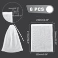 thumbnail image 2 of 8 Pack Nylon Vacuum Pool Cleaner Fine Mesh Bag 11.81 x 9.05 Inch Replacement Net Bags Pull-N-Lock Cord Swimming Pool Cleaner Bag for Pool Leaf Pool Spa Jet Vacuum Pool Cleaner, 2 of 6