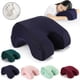 thumbnail image 4 of Yuarrent Almohada para siesta de espuma viscoelástica para viajes en interiores y exteriores, cojín para dormir al mediodía, transpirable, Almacenamiento y organización del hogar, 4 of 6