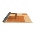 thumbnail image 2 of Ahgly Company Indoor Rectangle Solid Orange Modern Area Rugs, 2' x 3', 2 of 4