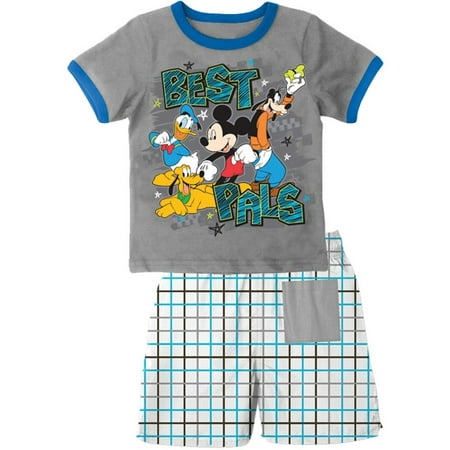 Toddler 2 Piece Shirt & Short Set? (Best Pals) (2T) (Best Outfits For Disney World)