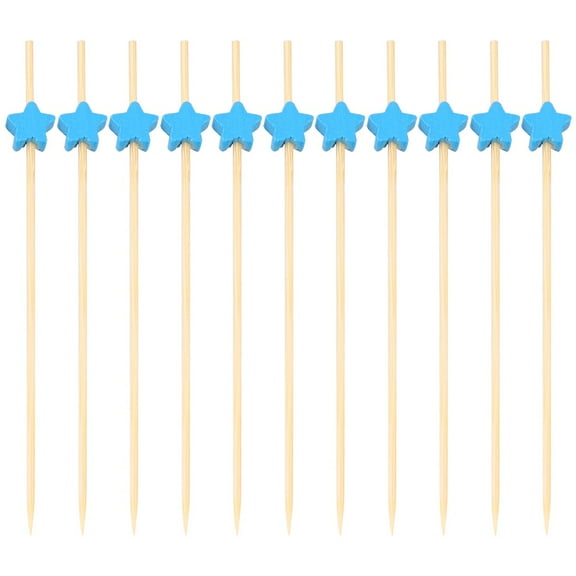 COSMOBETTY 100pcs Cocktail Picks Disposable Food Sticks for Parties and Safe