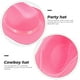 thumbnail image 5 of Sombrero de vaquero estilo occidental, color rosa, para vaquera, para cosplay, disfraz de fiesta, 5 of 6