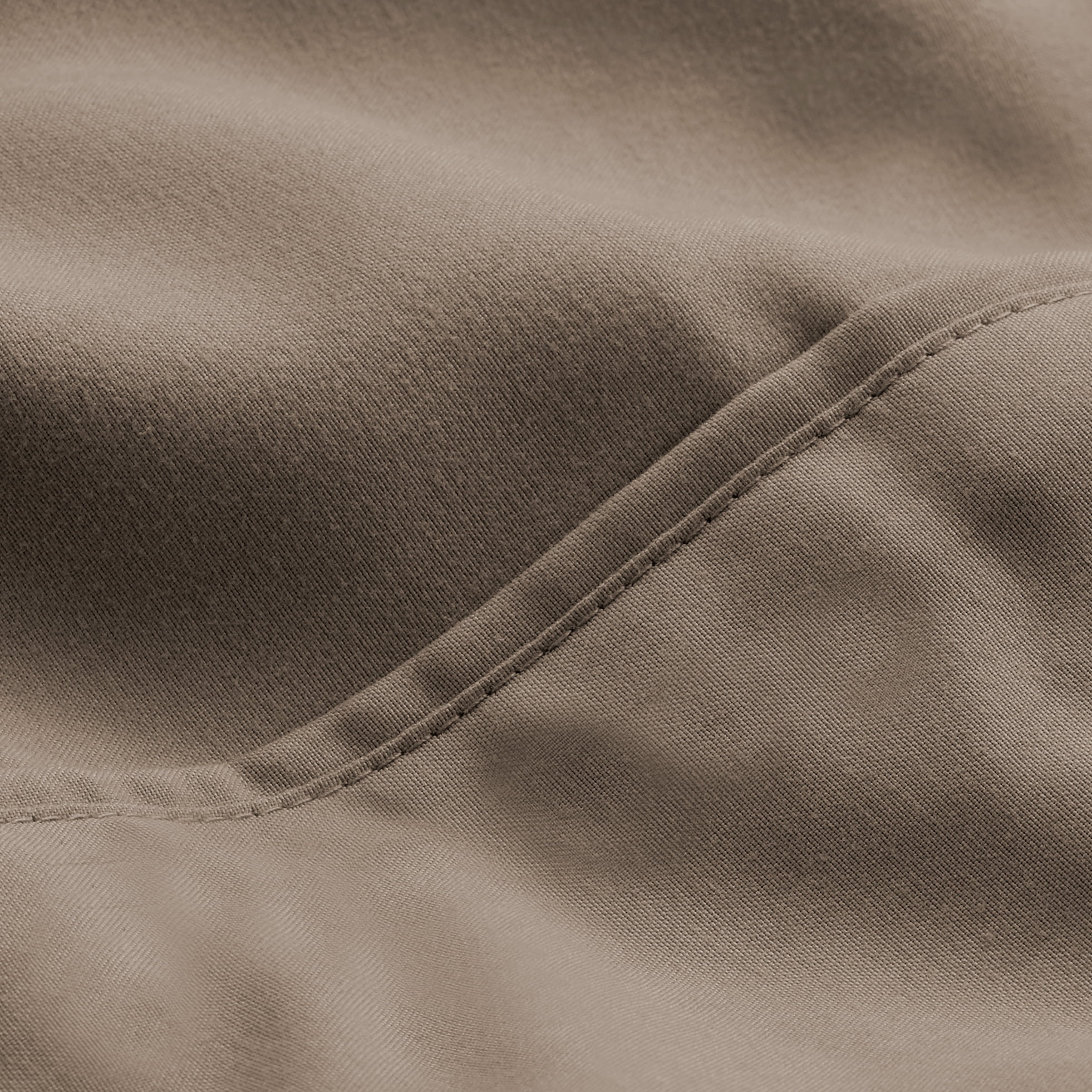 Bare Home Microfiber 5-Piece Cocoa/Taupe Comforter, Taupe Sheet Set Reversible Bed in a Bag, King