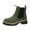 Green, variant on LOVZFMLL Boots for Women Ankle Booties Round Toe Slip Resistant Low Chunky Heel Casual Fall Winter Fashion Boots Shoes