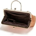 thumbnail image 4 of HMSHA Women Embossing Leather Handbag Multiple Collocations Tote Bag Kiss Lock Messenger Bag Hardware Handle Purse, 4 of 7