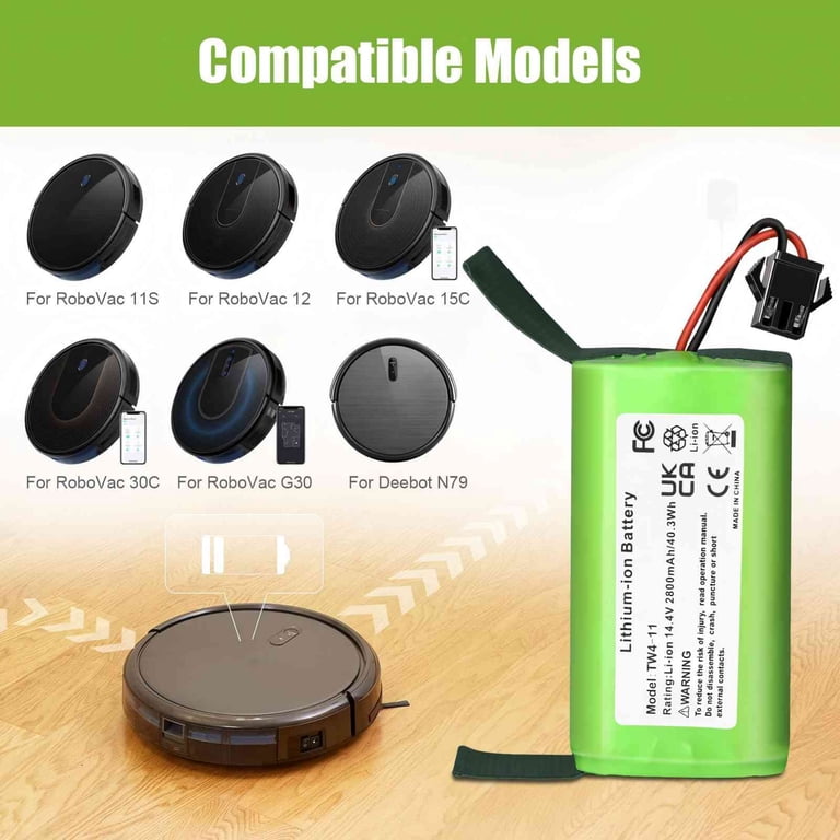 Original Battery for Eufy RoboVac 11/11S 12 15C 15T 25C 30C 35C