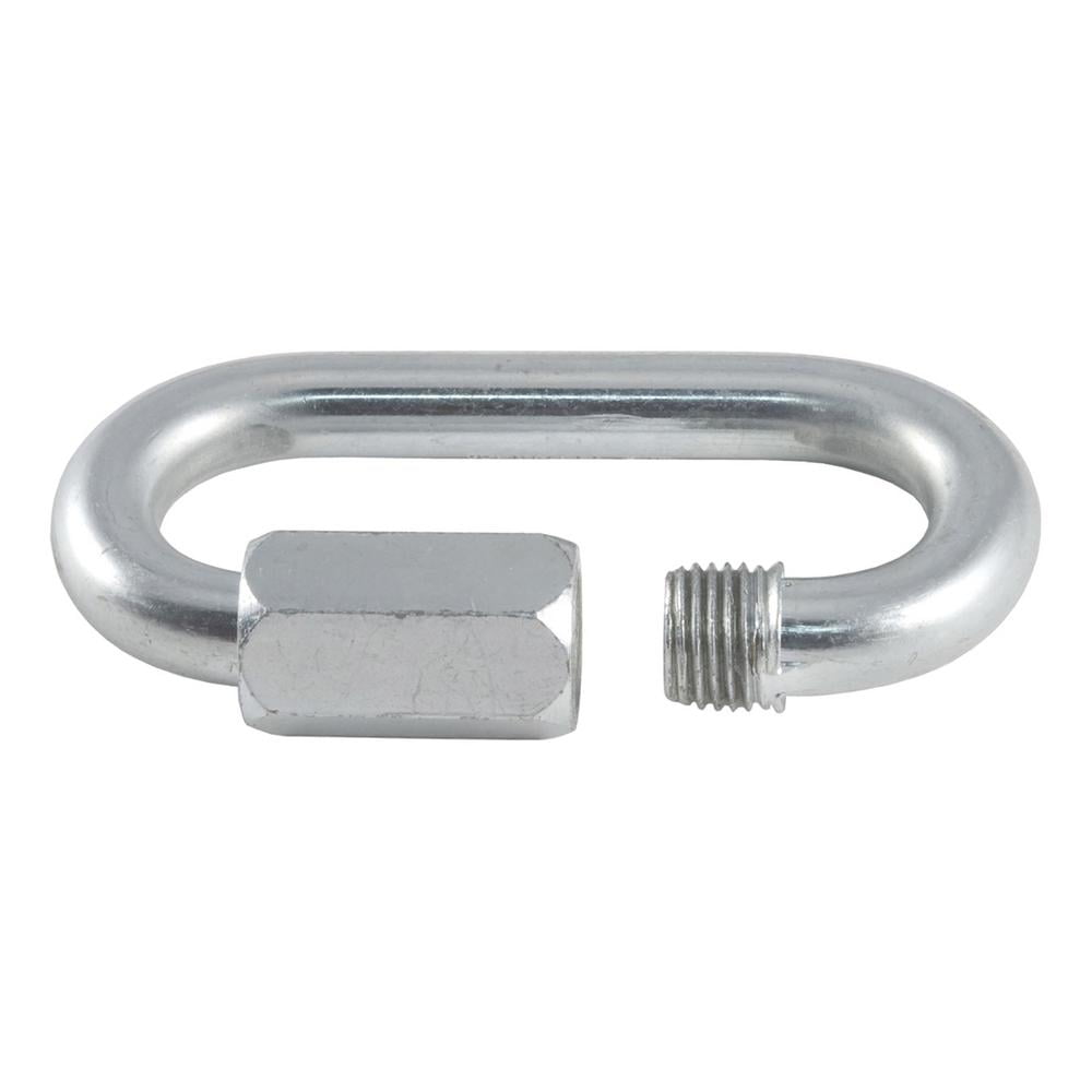 Hangar Quick Link chain - 2,91 inch M8 Gekraadde Draadchain Trailer Veiligheidsdraad Haak Ovaal Lock Karabijnhaak Clip voor Pet Draad Rugzakken Sleutelhanger Connector Kroonluchter - 1200 Lb capaciteit