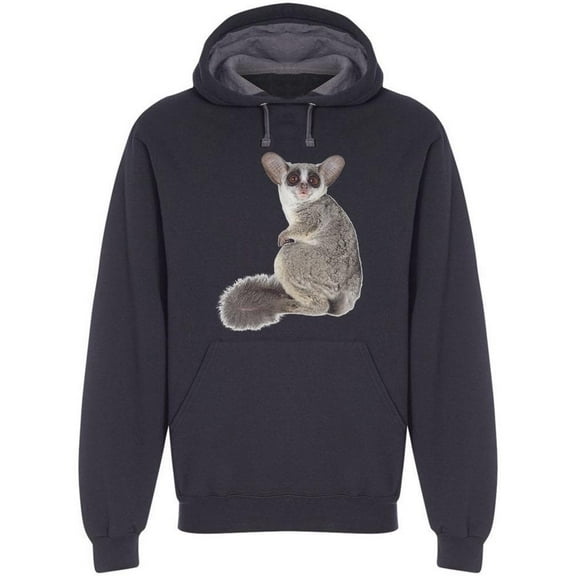 Portrait Of Senegal Bushbaby Hoodie Men -Image by Shutterstock, Male Small