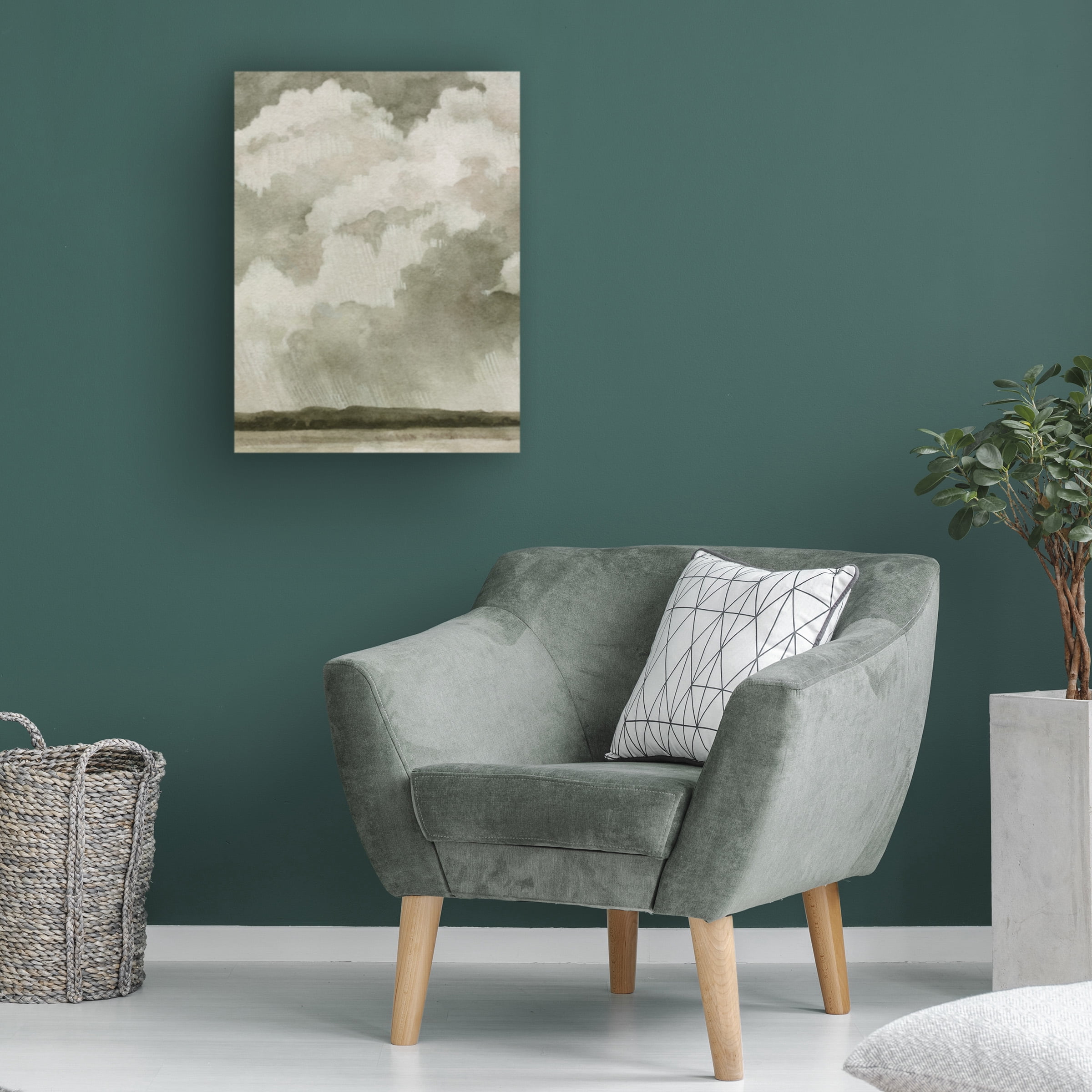 Emma Caroline 'Big Dark Sky I' Canvas Art
