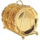 thumbnail image 4 of Plato De Postre Afortunado Bandeja De Metal 1 Soporte + 6 Platos Rubio, 4 of 5