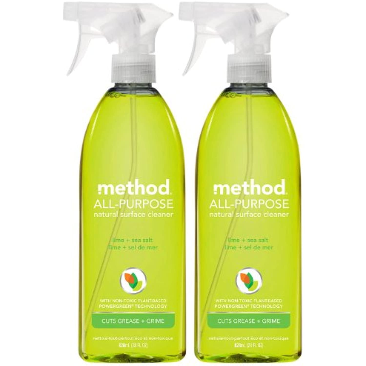 Method All Purpose Natural Surface Cleaning Spray 28 Oz Lime + Sea