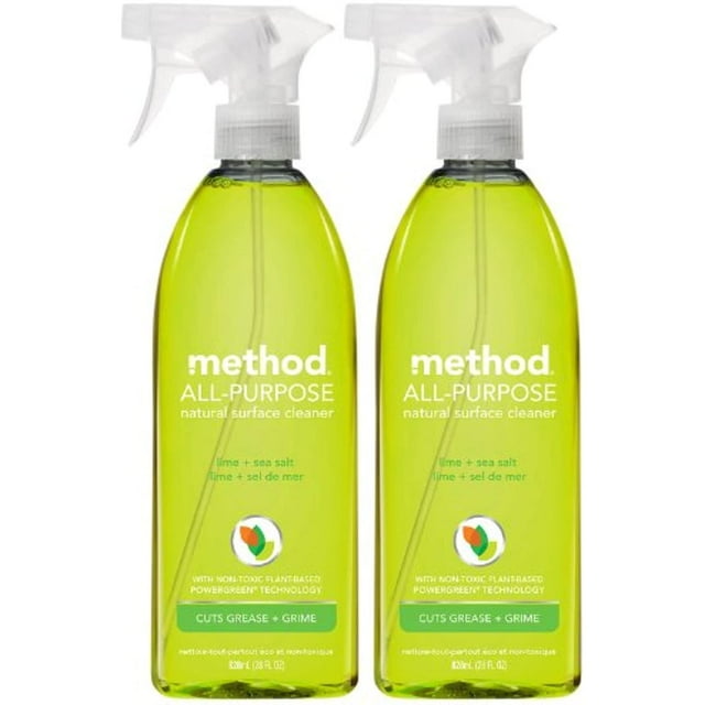 Method All Purpose Natural Surface Cleaning Spray 28 Oz Lime + Sea
