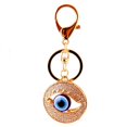 thumbnail image 1 of Llavero creativo con colgante de ojo de diablo de pavo y diamante, llavero con ojo, 1 of 5