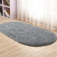 thumbnail image 2 of Lochas Soft Indoor Modern Area Rugs Fluffy Living Room Carpets for Children Bedroom Home Decor Nursery Rug, 2.6'x5.3',Gray, 2 of 7