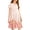 Floral Pink, variant on Arshiner Girl's Summer Dresses Short Sleeve Casual Holiday Skater Twirl Dress with Pockets