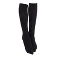 thumbnail image 4 of Calcetines hasta niñas Calcetines escolares al aire libre Negro Zulema  Calcetines hasta la rodilla de alta compresión, 4 of 8