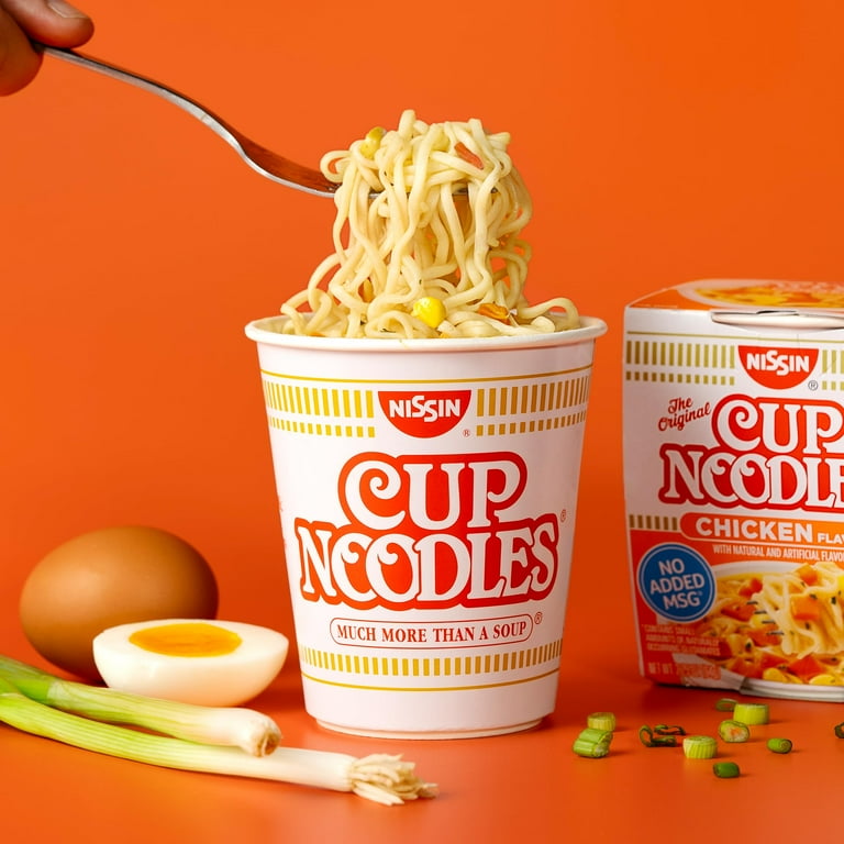 NISSIN FOODS Top Ramen Chicken Flavor Cup Noodles - Chicken - 2.25 oz - 12 / Carton NISSIN FOODS Top Ramen Chicken Flavor Cup Noodles - Chicken - 2.25 oz - 12 / Carton
