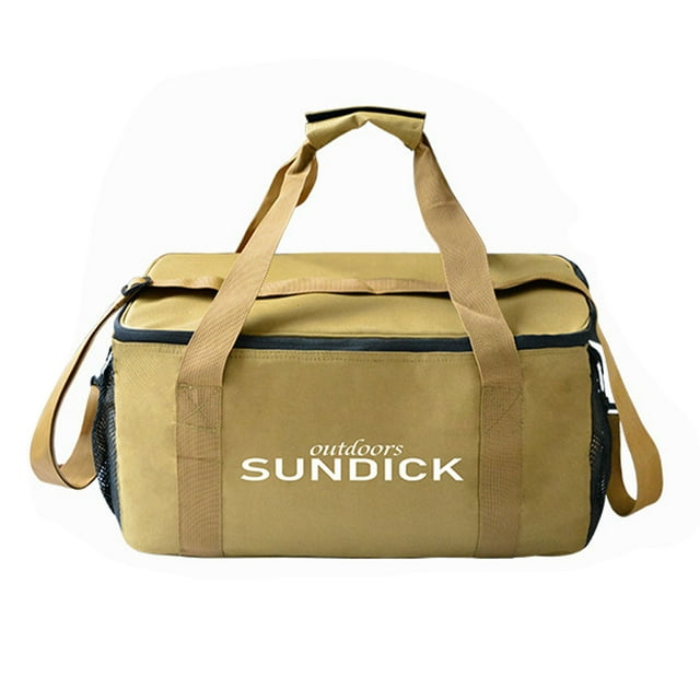Bolsa de vajilla para acampar, bolsa de almacenamiento de utensilios de cocina para acampar, bolsa refrigeradora para acampar al aire libre, bolsa de almacenamiento de utensilios de cocina para acampar, rendimiento sólido