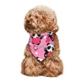 thumbnail image 4 of Naloa Panda Heart Valentine Pink Dog Bandanas 1PC Washable Triangle Dog Scarfs Premium Durable Fabric, for Small Medium Large Dogs and Cats, 4 of 6