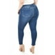 thumbnail image 4 of Jeans skinny con rasgaduras Tallas Extras, 3716 (Azul oscuro) multicolor 38, 4 of 5