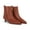 Acorn Brown, variant on Women's Mala Dress Ankle Boot Brown Snake 10M