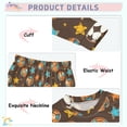 thumbnail image 4 of Dailycode Cotton Pajama Set Snug Fit Long Sleeve Top and Pants for 18M-8Y Ball and Star, 4 of 7