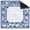 Blue Chinoiserie Mahjong Mat, variant on Coquette Blue Hydrangea Mahjong Mat 31.5" x 31.5",Blue and Green Floral Non-Slip Noise Reduction Mahjong Table Cover Accessories and Supplies for Dominoes Poker Card Board and Tile Games Gifts