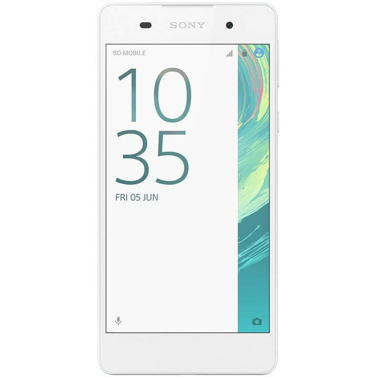 Sony Xperia E5 Unlocked GSM 4G LTE Phone w/ 13MP Camera - White -