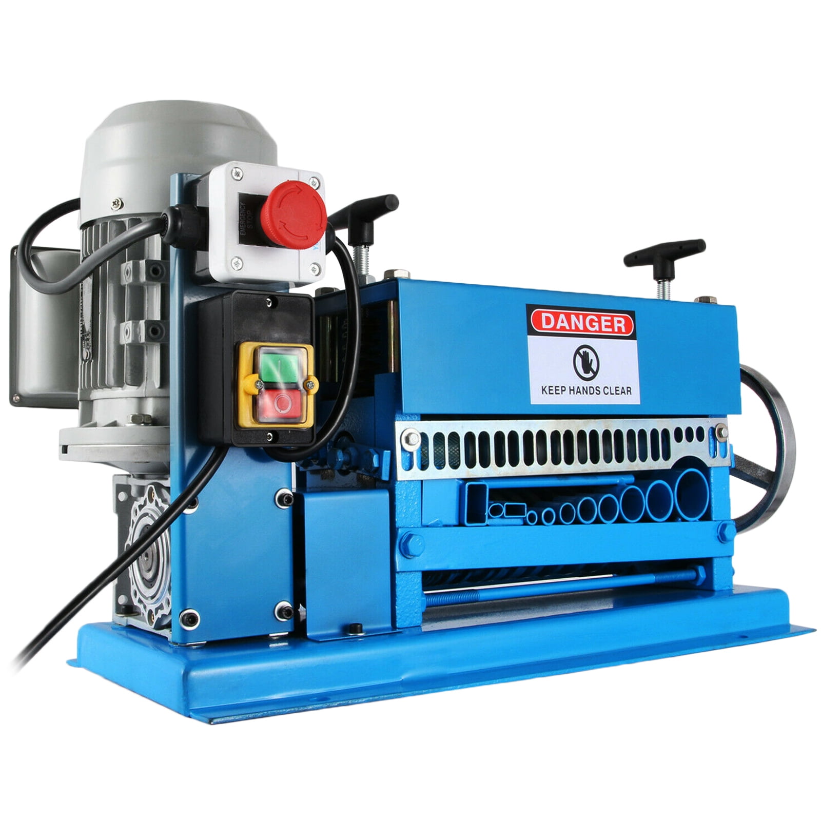 Wire Stripper Machine Speed 60ft/Min Wire Stripping Machine Wire Gauge Range 0.06-1inch Automatic Wire Stripper Portable For Scrap Copper Wire Cable Recycling 