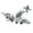 Gray, variant on Almencla 1:48 Scale Plane Model Fighter Building Set Plane Toy Collection DIY Airplane Model Assemble Toy Airplane Puzzle Funny 3D Puzzles Gray