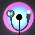 thumbnail image 1 of EastVita 5V 1W Led Sunset Lamp Projector Portable Colorful Flexible Adjustable Background Atmosphere Light, 1 of 8