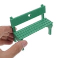 thumbnail image 3 of Raindrops Bench Model PLA Green Compact Design for Micro Landscaping 1Pack, 3 of 6