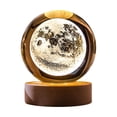 thumbnail image 2 of Calming Stellar Spheres The Saturn And The Solar System Crystal Night Light 2.35 Inch Happy Lamps Changing For Bedroom Living Room Decor, 2 of 5