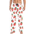 thumbnail image 7 of FORMRS Mens Pajama Pants with Pockets Sleepwear Lounge Bottoms Sizes S-2XL, Strawberry, 7 of 7