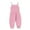 Pink, variant on TUOBARR Girls Children's Summer Solid Color Romper Sling Sleeveless Backless Short Jumpsuit Black (1-5Years)