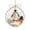 Penguin, variant on Glowing Christmas Story Ornament, Light-Up Mini Holiday Scene in Clear Acrylic Ball, Reindeer Design for Christmas Tree Hanging Holiday Decor, 3.15 Inch