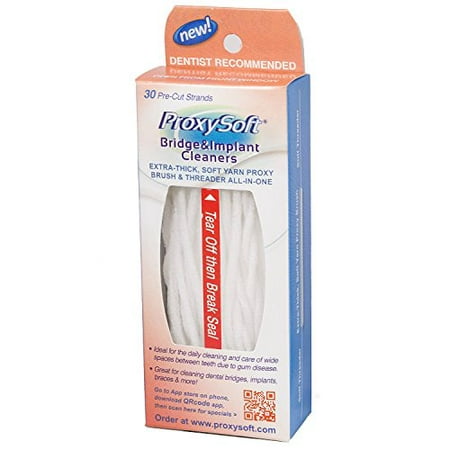 Floss for Bridges Implants and Braces Extra Thick Soft Yarn Ideal for Daily