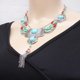 thumbnail image 4 of Joya de Mujer Collar de Tíbet Cadena de Suéter Borla de Bohemio Gitano Hugo Borla los collares, 4 of 5