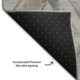 thumbnail image 5 of Addison Rugs Mayfield Premium Machine Washable Transitional Geometric Gray Runner Rug, 2'3" x 7'6", 5 of 6