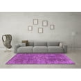 thumbnail image 3 of Ahgly Company Indoor Square Persian Purple Traditional Area Rugs, 3' Square, 3 of 4