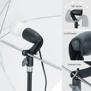 LINCO Photo Studio Lighting LED 2400 Lumens Umbrella Light Kit with Carrying Bag AM249