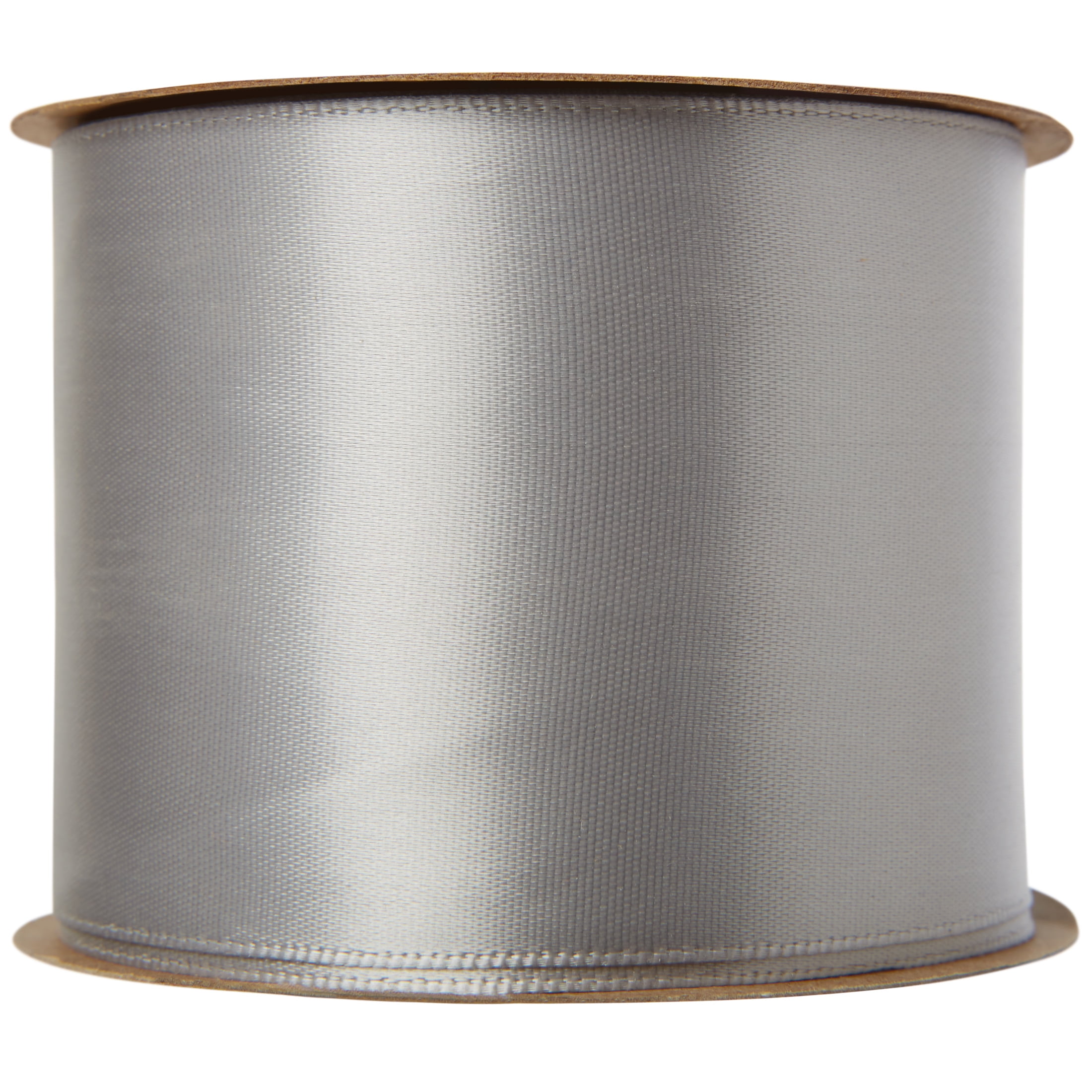 Offray Ribbon, Opal Gray 2 1/4 inch Single Face Satin Polyester Ribbon, 9 feet