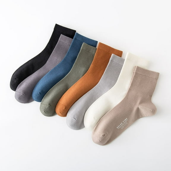Men's Business Casual Socks 8-Pack