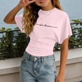 thumbnail image 4 of Kids T Shirts Short Sleeve Crew Neck Shirts Ruched 9-10 Years Girls Clothes, 4 of 4