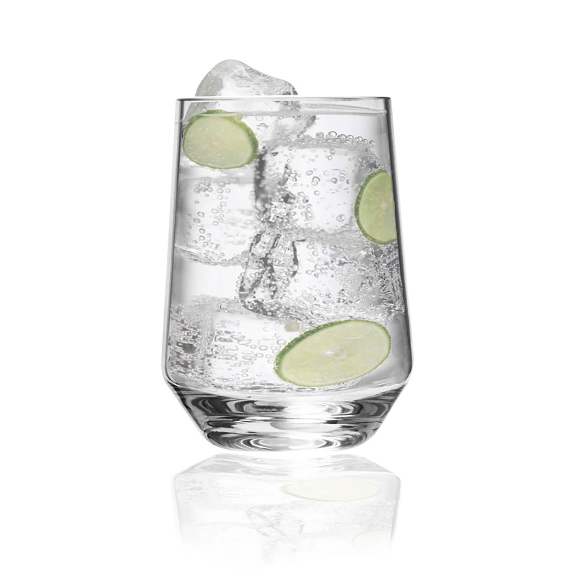 Clear Glass Stemless Wine Glasses Set of 4