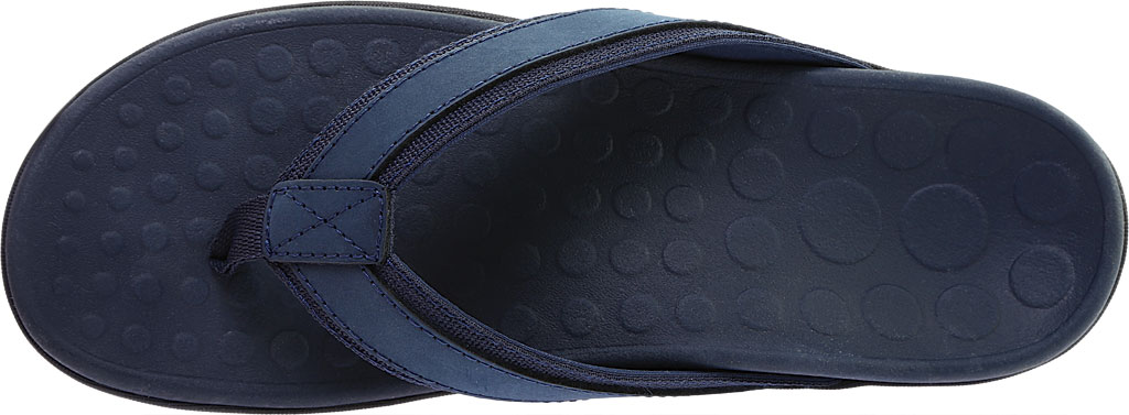 Men's Vionic Tide Toe Post Sandal Navy Full Grain Leather 11 M - Walmart.com
