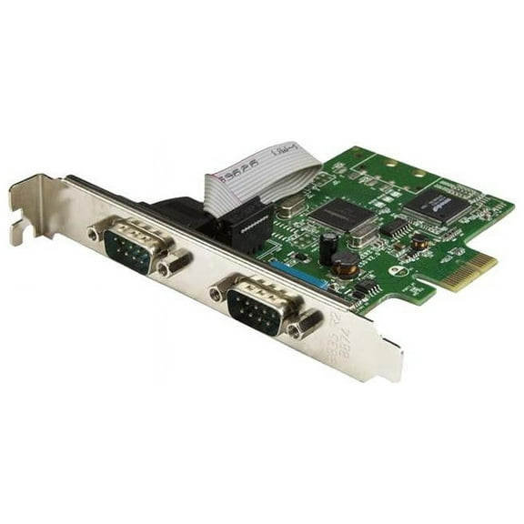 StarTech 2-Port PCI Express Serial Card With 16C1050 UART Serial Adapter PCIe PEX2S1050