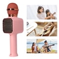 thumbnail image 4 of Karaoke Microphone, Handheld  Sing Karaoke Microphone Machine  For Home Black,Pink, 4 of 8